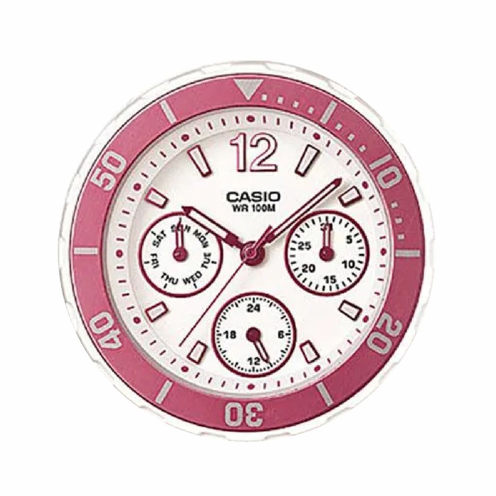 RELOJ CASIO LRW-250H BLANCO/ROSA