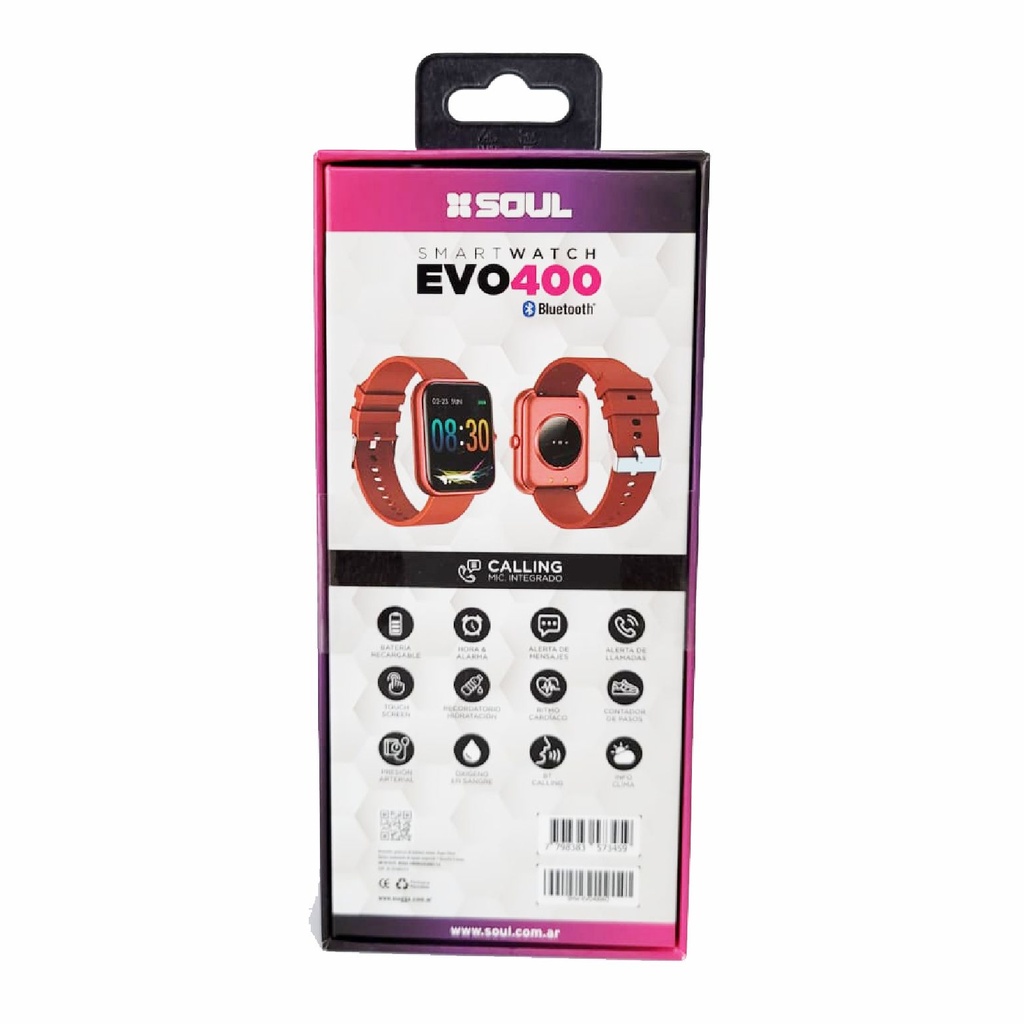 RELOJ SOUL SMW-EVO400RO ROJO