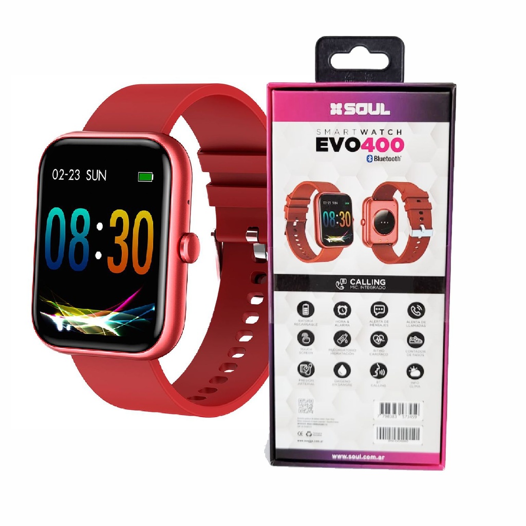 RELOJ SOUL SMW-EVO400RO ROJO