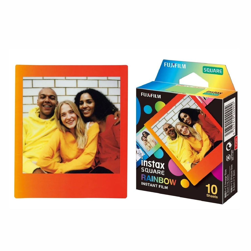 FILM FUJI INSTAX SQUARE RAINBOWN 10 PK