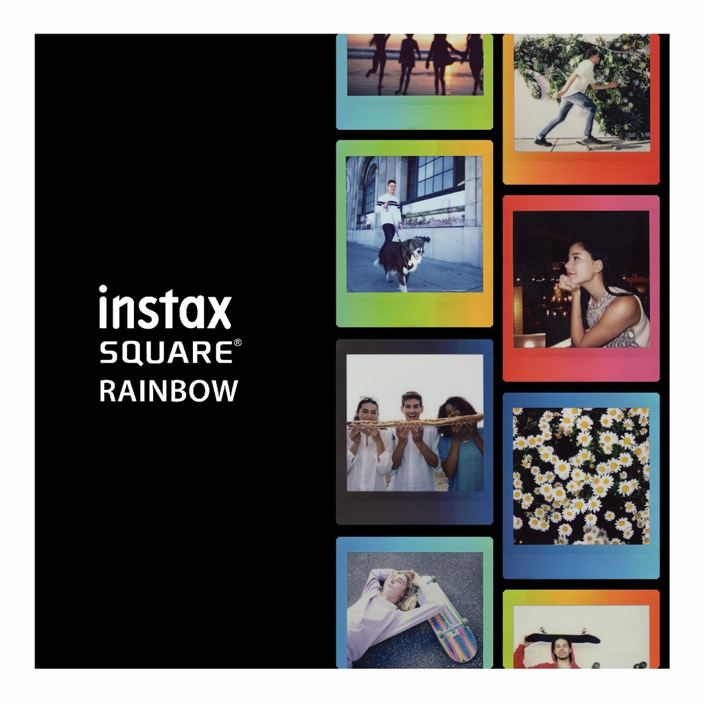 FILM FUJI INSTAX SQUARE RAINBOWN 10 PK