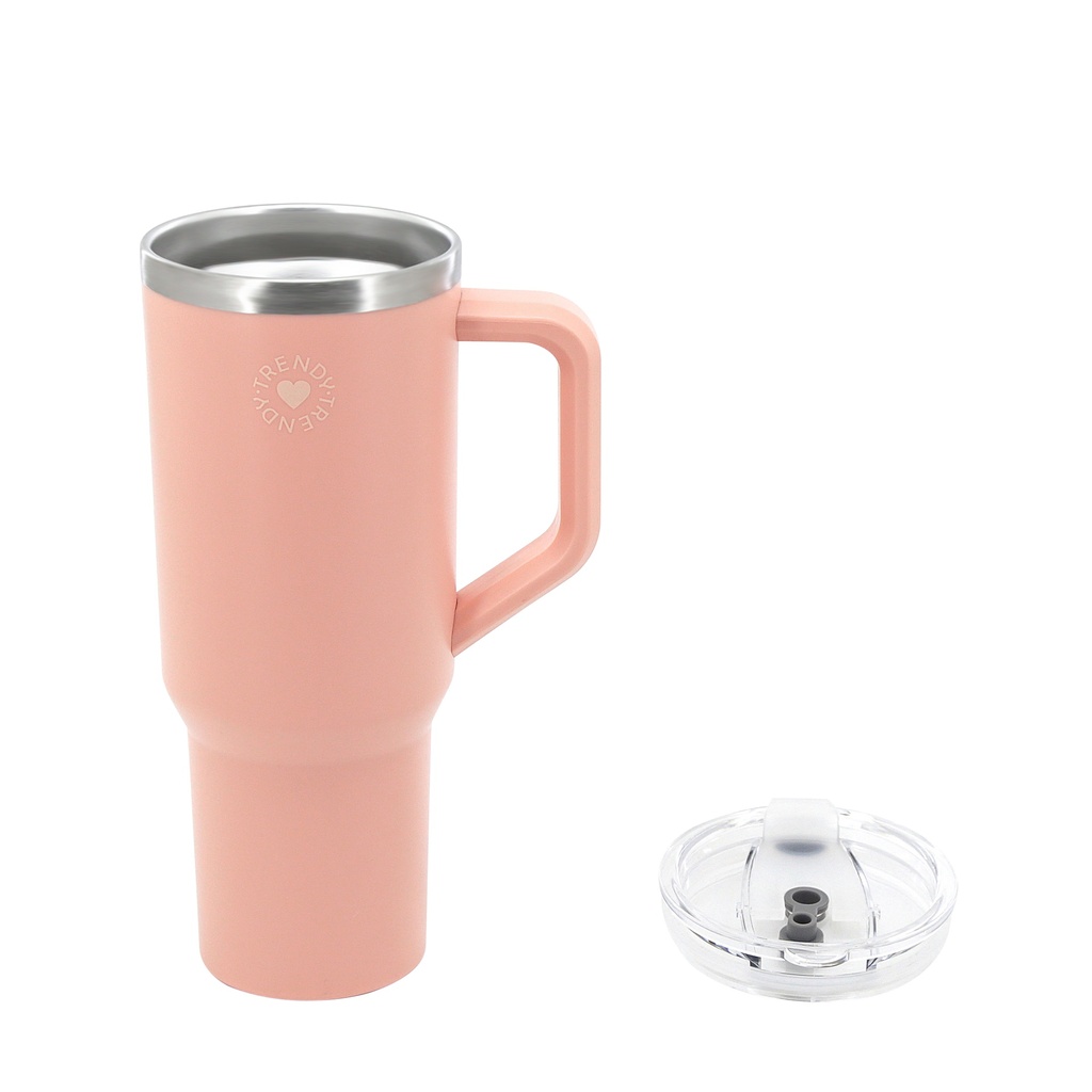 VASO TRENDY 18482 1200ML ROSA CON SORBETE