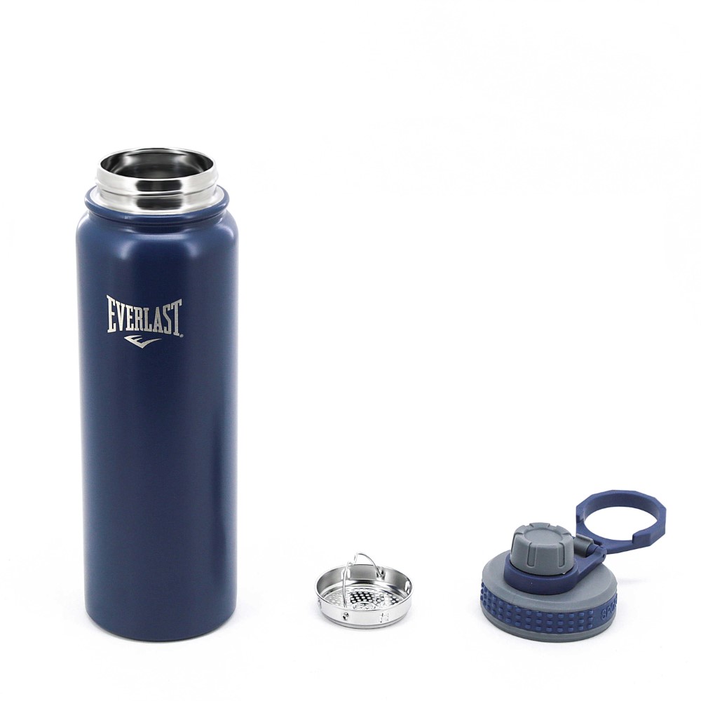 BOTELLA TERMICA EVERLAST 16447 800ML AZUL CON PICO Y FILTRO