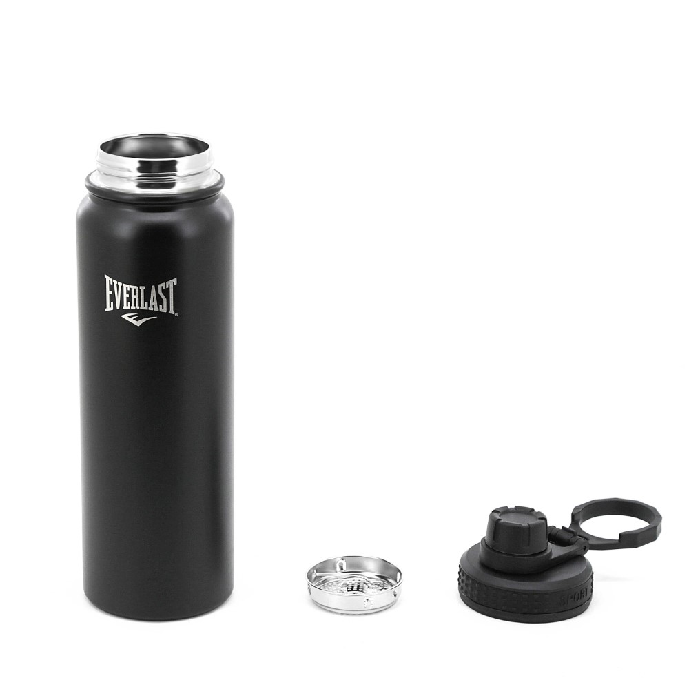 BOTELLA TERMICA EVERLAST 16447 800ML NEGRO CON PICO Y FILTRO (copia)