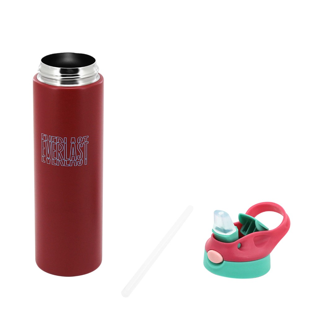 BOTELLA TERMICA EVERLAST 18479 600ML ROJO CON PICO