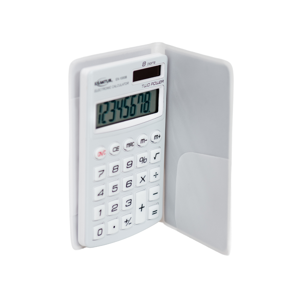 CALCULADORA EXAKTUS EX-1000 BLANCO