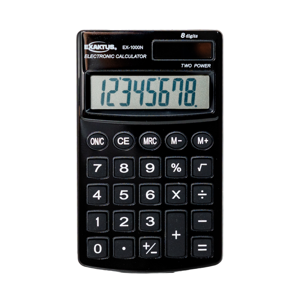 CALCULADORA EXAKTUS EX-1000N NEGRA