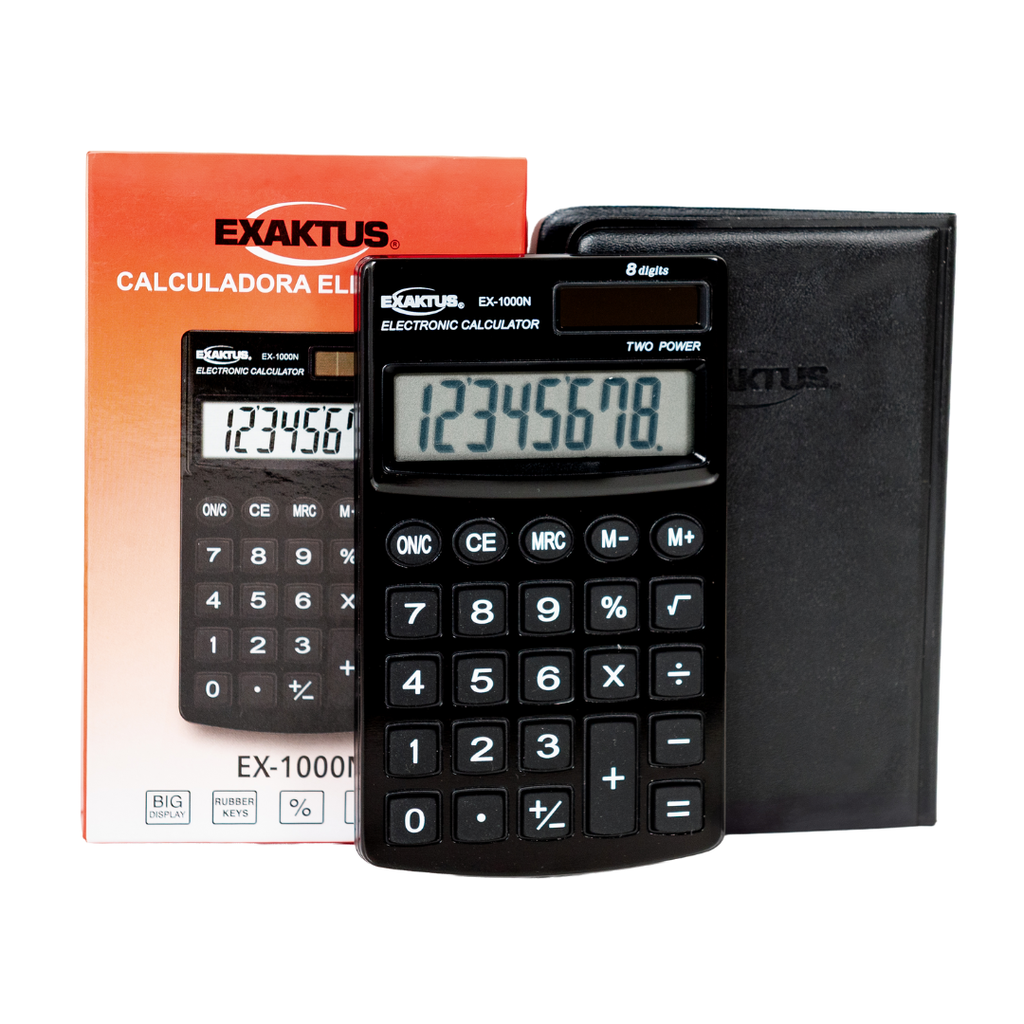 CALCULADORA EXAKTUS EX-1000N NEGRA