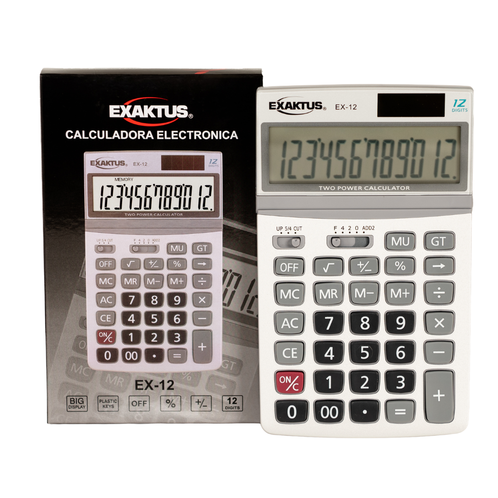 CALCULADORA EXAKTUS EX-12