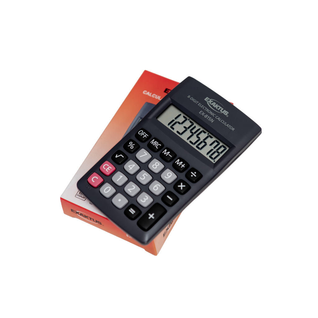 CALCULADORA EXAKTUS EX-815N NEGRO