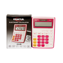 CALCULADORA EXAKTUS EX-8R ROJO