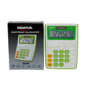 CALCULADORA EXAKTUS EX-8V VERDE