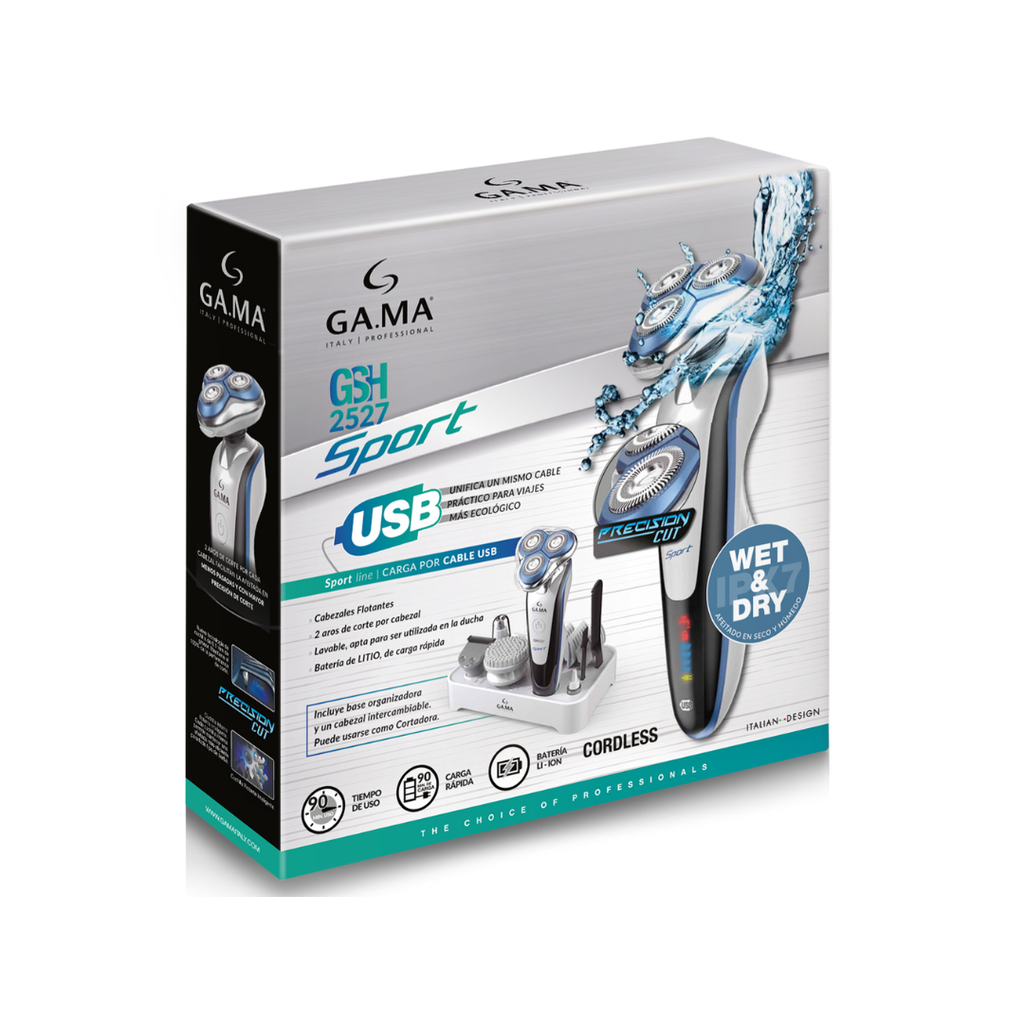 AFEITADORA GAMA GSH-2527 SPORT ROTATIVA