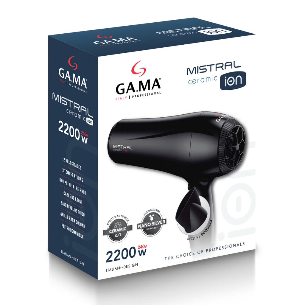 SECADOR GAMA MISTRAL CERAMIC ION 2200W