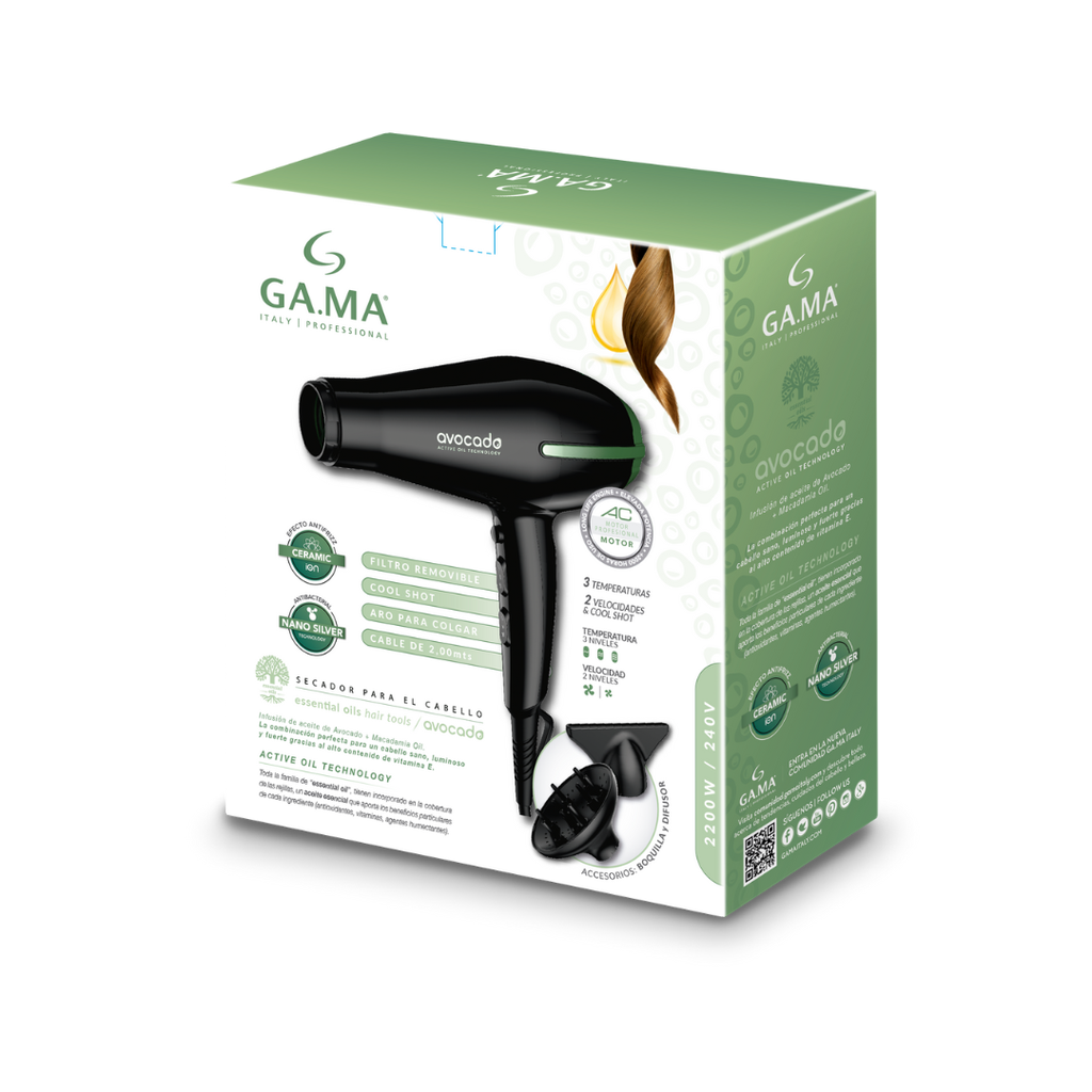 SECADOR GAMA TEMPO AVOCADO 2200W