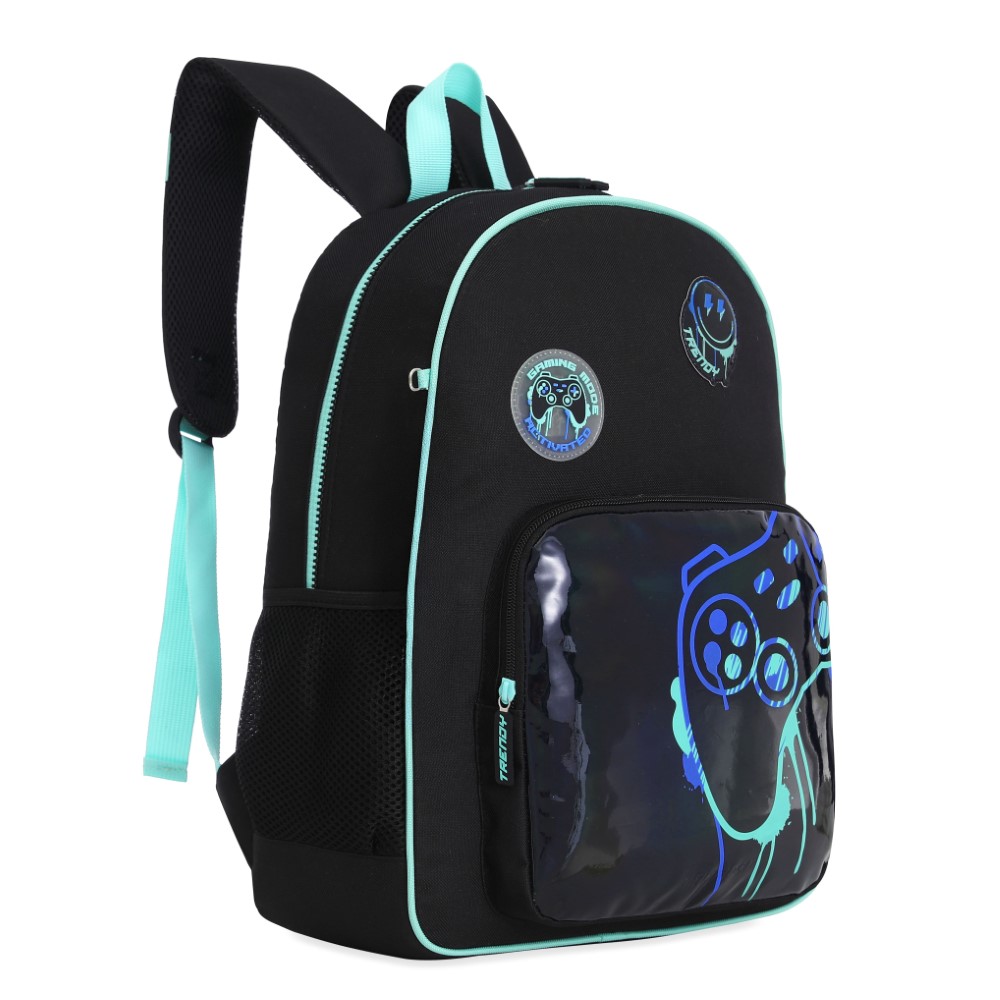 MOCHILA TRENDY 30168 17" NEGRO