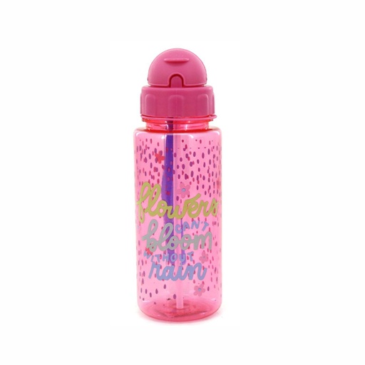 [199-25249] BOTELLA TRENDY 12524 500ML ROSA CON PICO